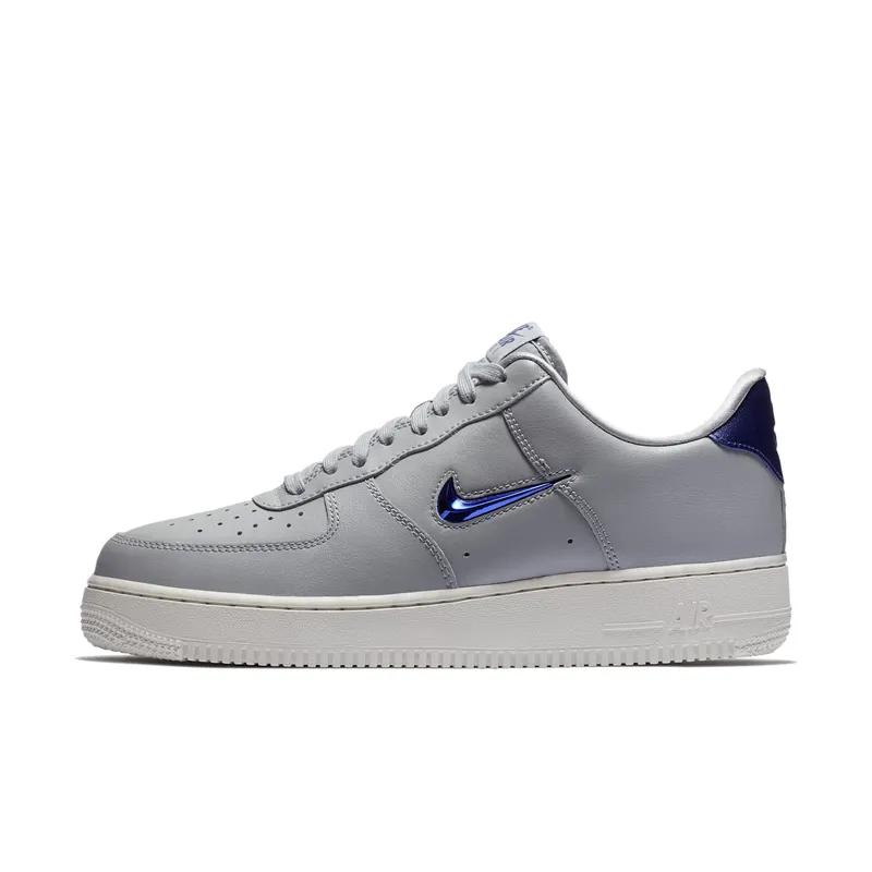 Nike Air Force 1 Low Jewel Wolf Grey Royal Blue Wolf Grey/Deep Royal Blue-Summit White (AJ9507-002)