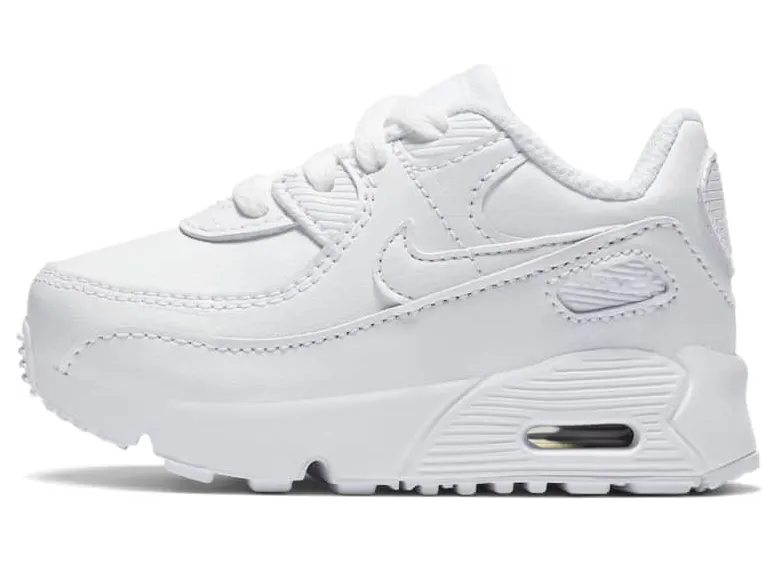 Nike Air Max 90 TD ‘Triple White’ “White / Metallic Silver” (CD6868-100)
