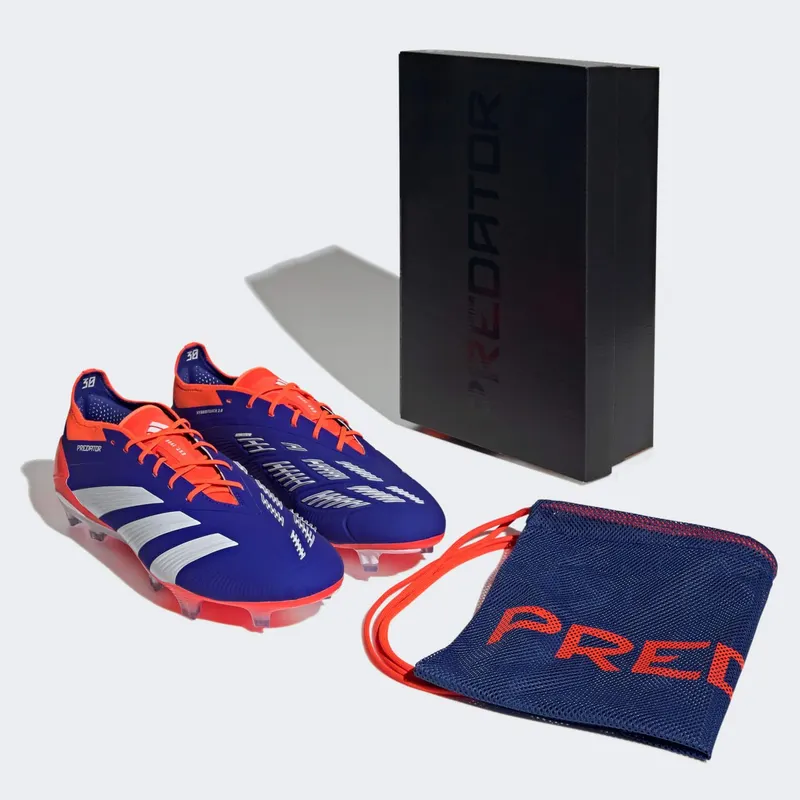 adidas Predator Elite FG Lucid Blue Cloud White Solar Red (IF8867)
