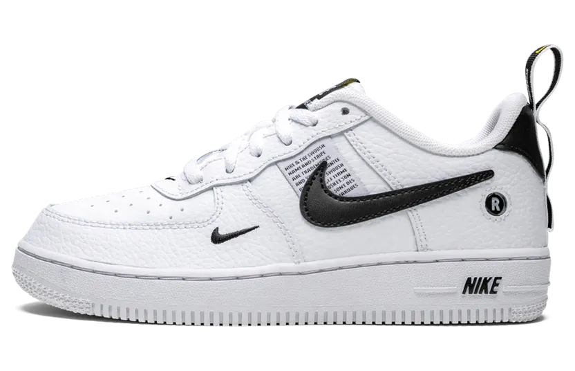 Nike Air Force 1 Low Utility White Black (PS)