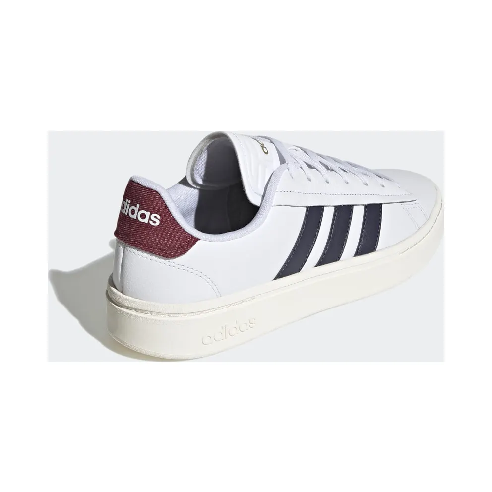 adidas Grand Court Alpha Cloud White / Shadow Navy / Burgundy (GY7983)