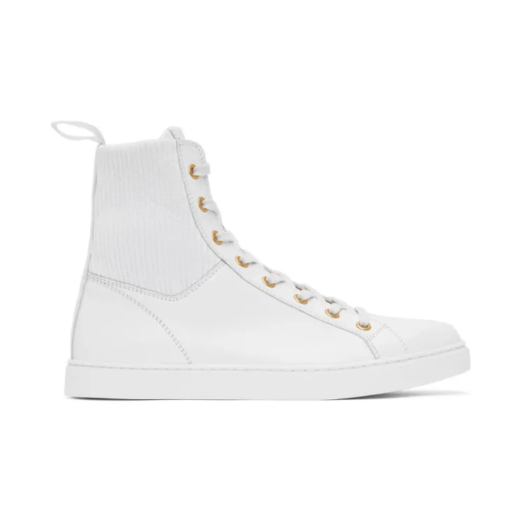 Gianvito Rossi White Martis High Sneakers (S73300.W1WHT.CEO)