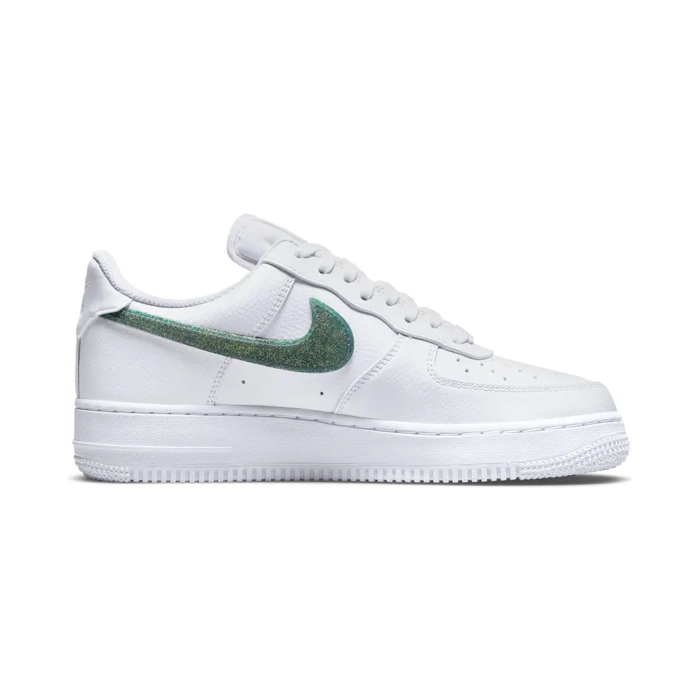 Nike Air Force 1 Low Glitter Swoosh Green (W) (DH4407-100)
