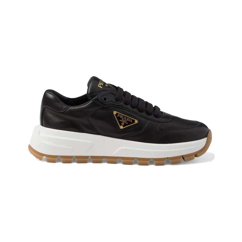 Prada PRAX 01 Leather Sneakers Black Gum (1E804M_038_F0632_F_B045)