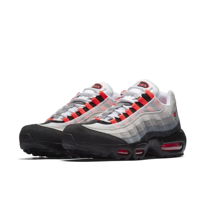 Nike Air Max 95 Solar Red (2011) White/Solar Red-Neutral Grey-Medium Grey (609048-106)