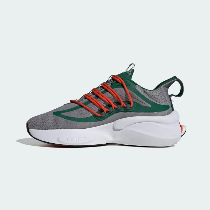adidas Miami Alphaboost V1 Grey Team Dark Green Team Orange (IE1038)