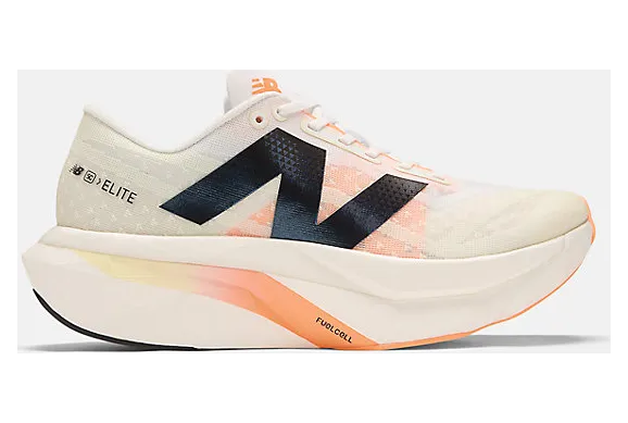 NEW BALANCE FuelCell SuperComp Elite v4 “White / Angora / Hot Mango” (WRCELCW4)
