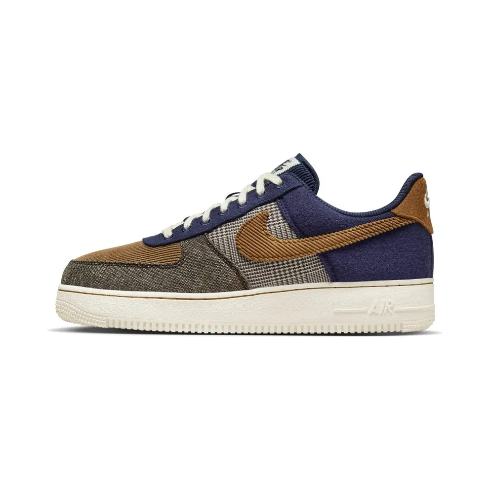 Nike Air Force 1 ’07 Premium Midnight Navy/Pale Ivory/Baroque Brown/Ale Brown (FQ8744-410)
