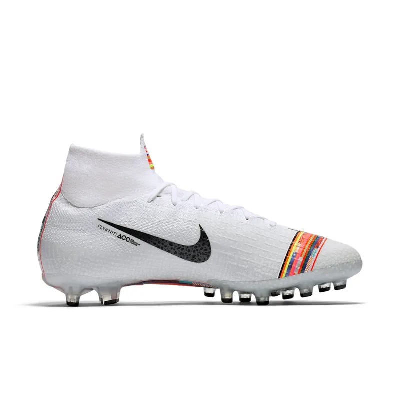 Nike Mercurial Superfly 6 Elite AG Pro White Black White/Black-Pure Platinum (AJ3546-109)
