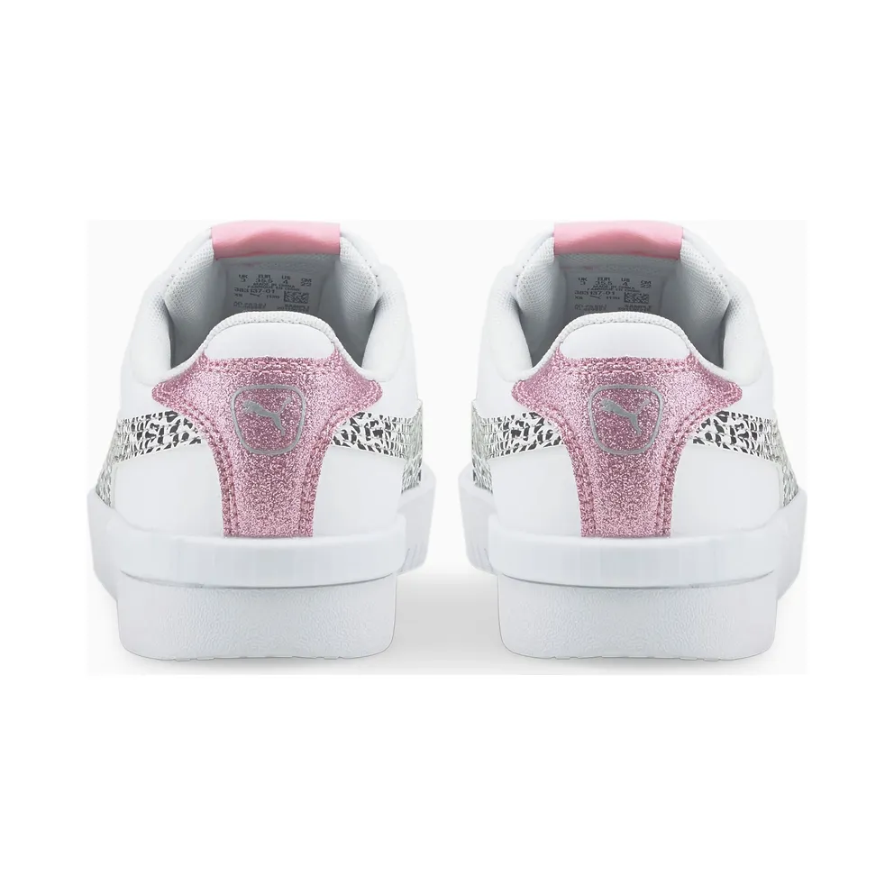 PUMA Jada Summer Roar Youth White/Black/Prism Pink (383137-01)