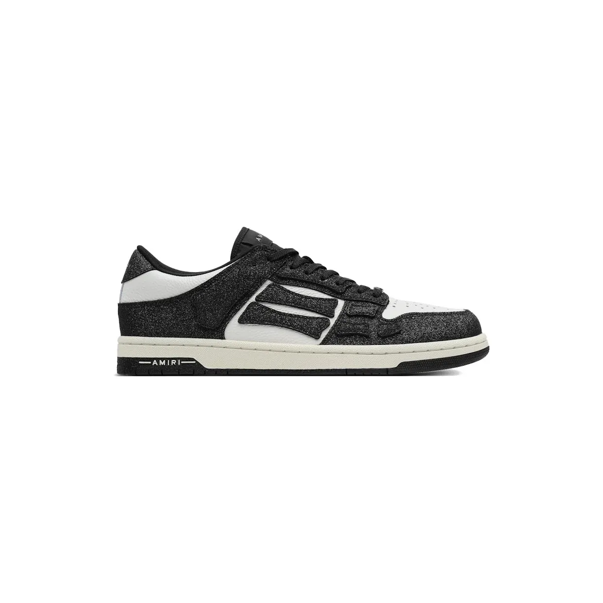AMIRI Skel Top Low Shimmer Black White (AWFOSR1037-002)