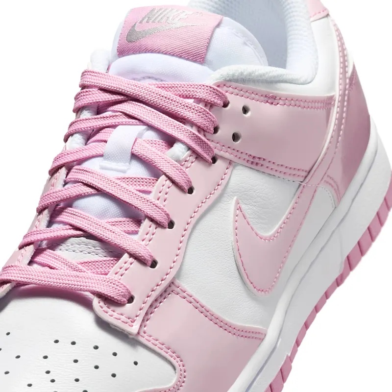 Nike Dunk Low – “White / Pink Rise / White / Metallic Silver” (IV5104-100)