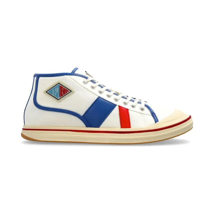 Bottega Veneta Eliot Mid White Blue Red (827556 V5JG1 9643)