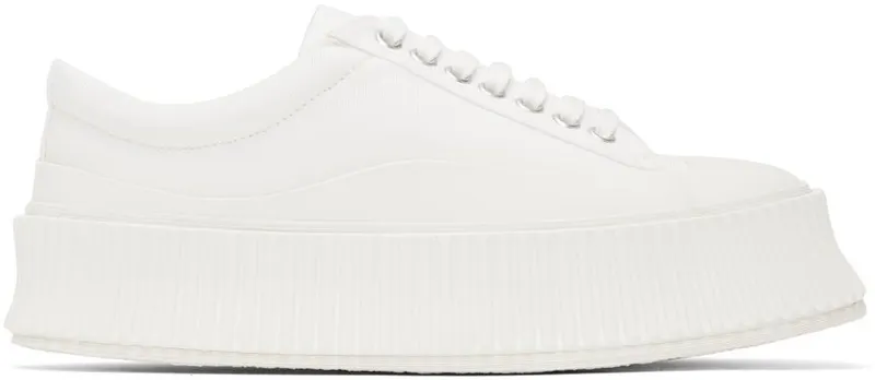 Jil Sander White Platform (J15WS0002_P4868)