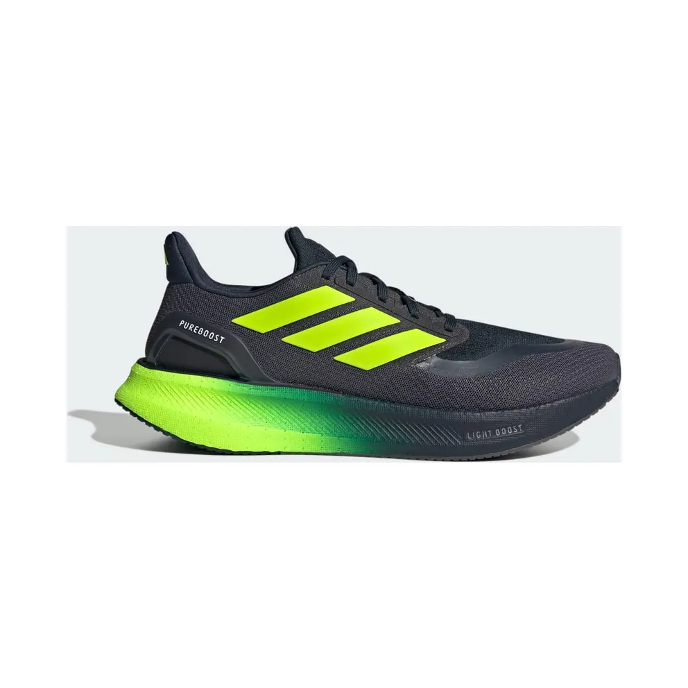 Adidas Pureboost 5 Running Shoes Aurora Ink / Lucid Lemon / Grey Strata (JH6446)
