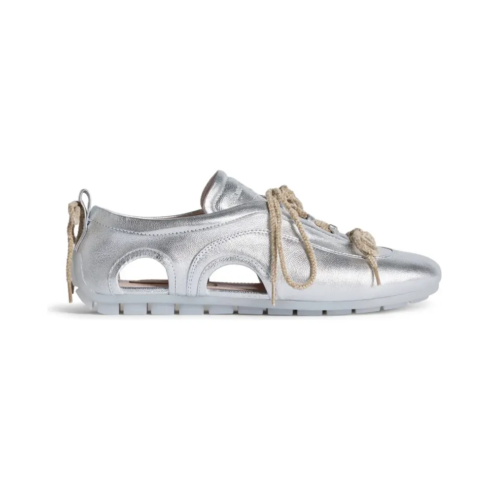 Simone Rocha Ballerina Grip with uitgesneden details – Silver (BPT100824)