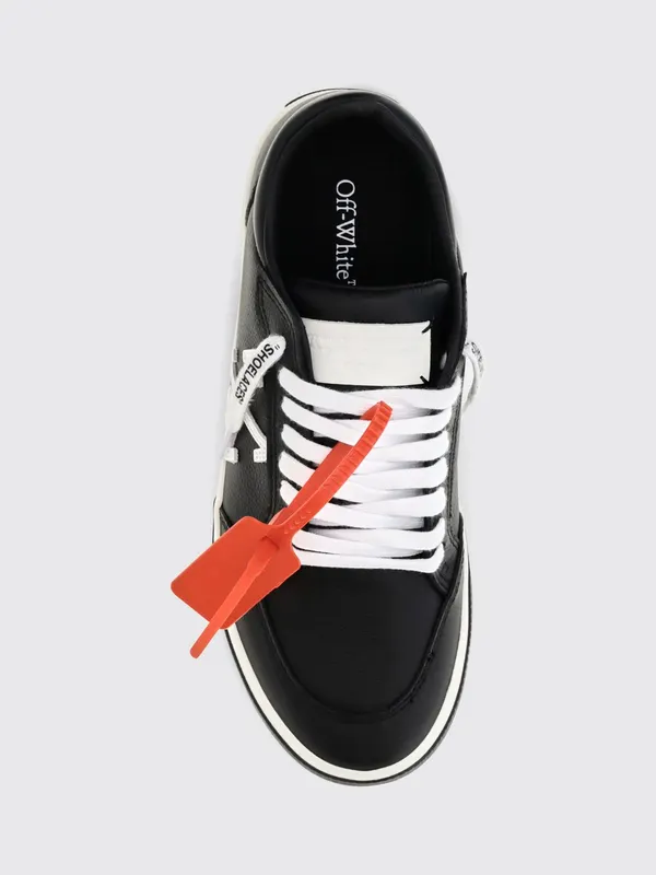 Off-White Vulcanized Grained Calfskin with Arrow Logo Black (M293C9L0021001)