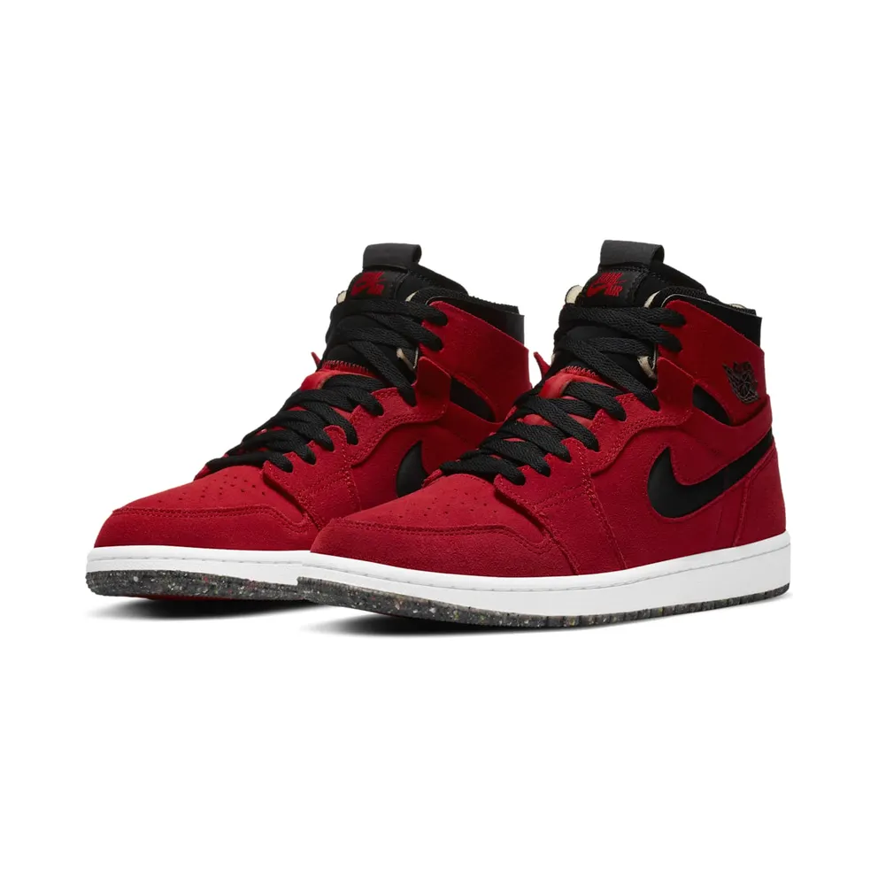 Jordan 1 High Zoom Air CMFT Red Suede Gym Red/Black-White (CT0978-600)