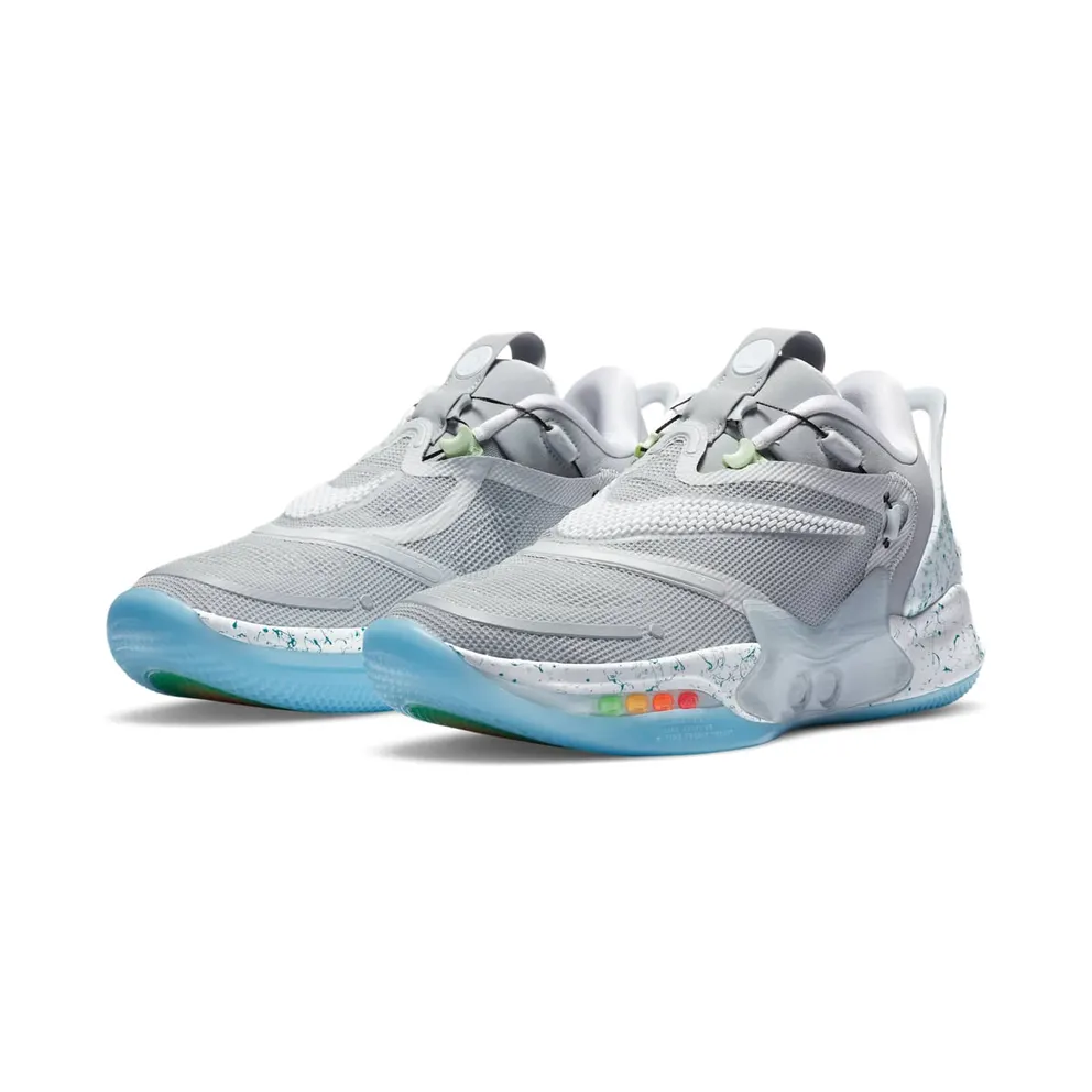 Nike Adapt BB 2.0 Mag (US Charger) Wolf Grey/White-Light Aqua (BQ5397-003)