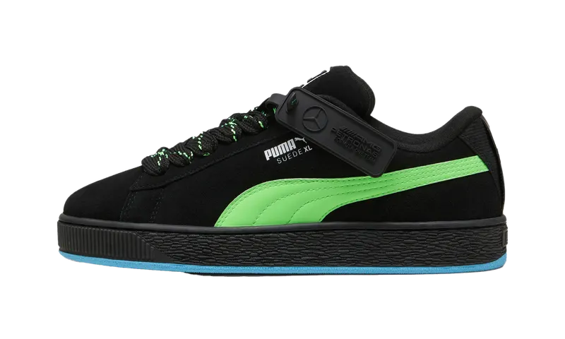Puma MAPF1 SUEDE XL NEON “Black/Green” (308582-01)