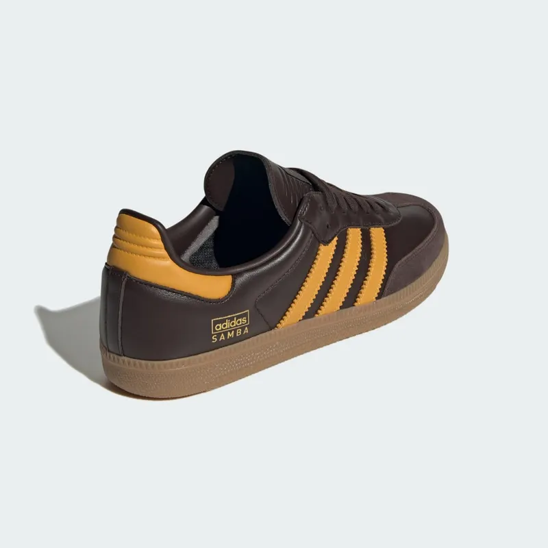 adidas Samba OG Dark Brown / Preloved Yellow / Gum (IG6174)