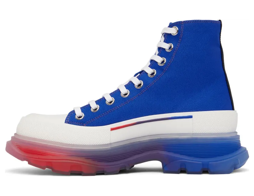 Alexander McQueen White Tread Slick Hi Sneakers (705659W4TGE) (3)
