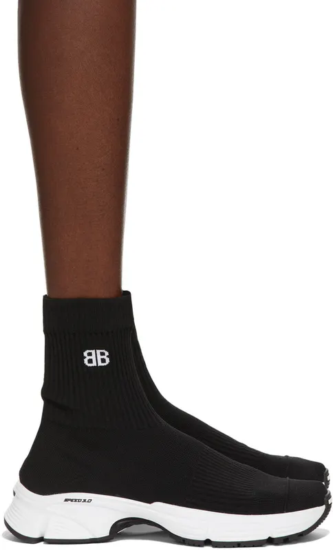 Balenciaga Black & White Speed 3.0 (654466 W2DN1)