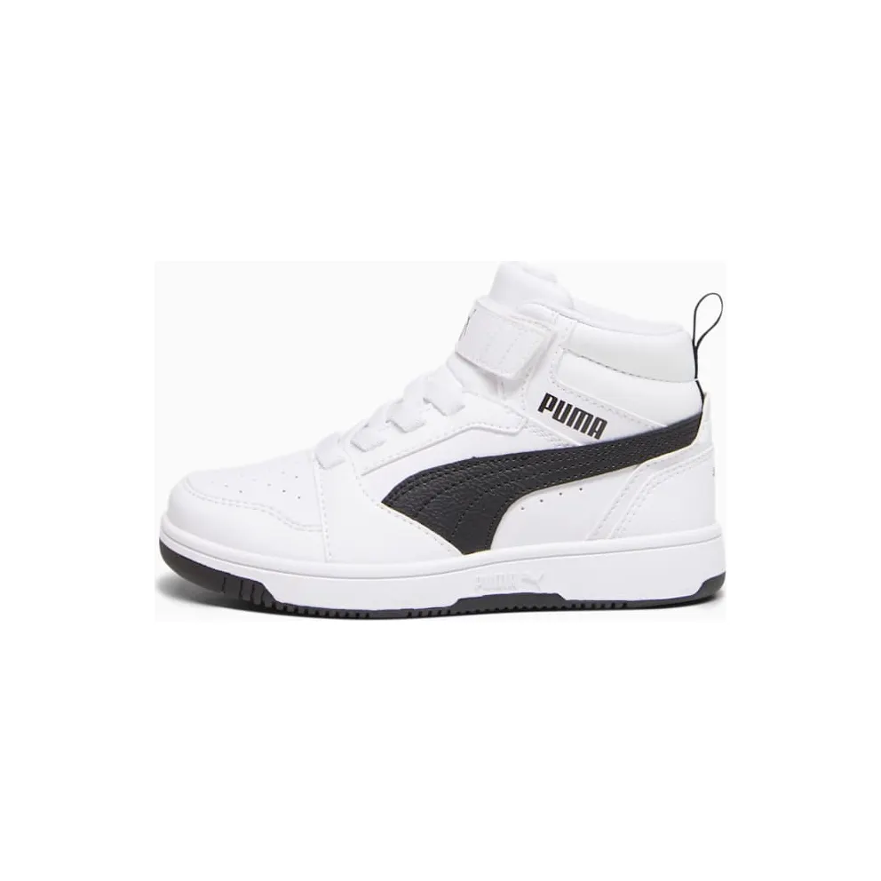 Puma Rebound V6 Mid “Puma White / Puma Black” (393832_02)