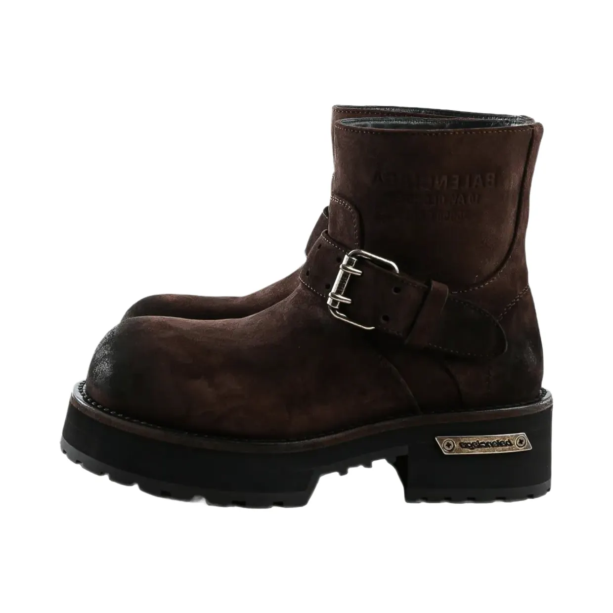 Balenciaga Venom Mini Bootie Light Espresso Ag Silver (873435-WCB43-2981) (2)