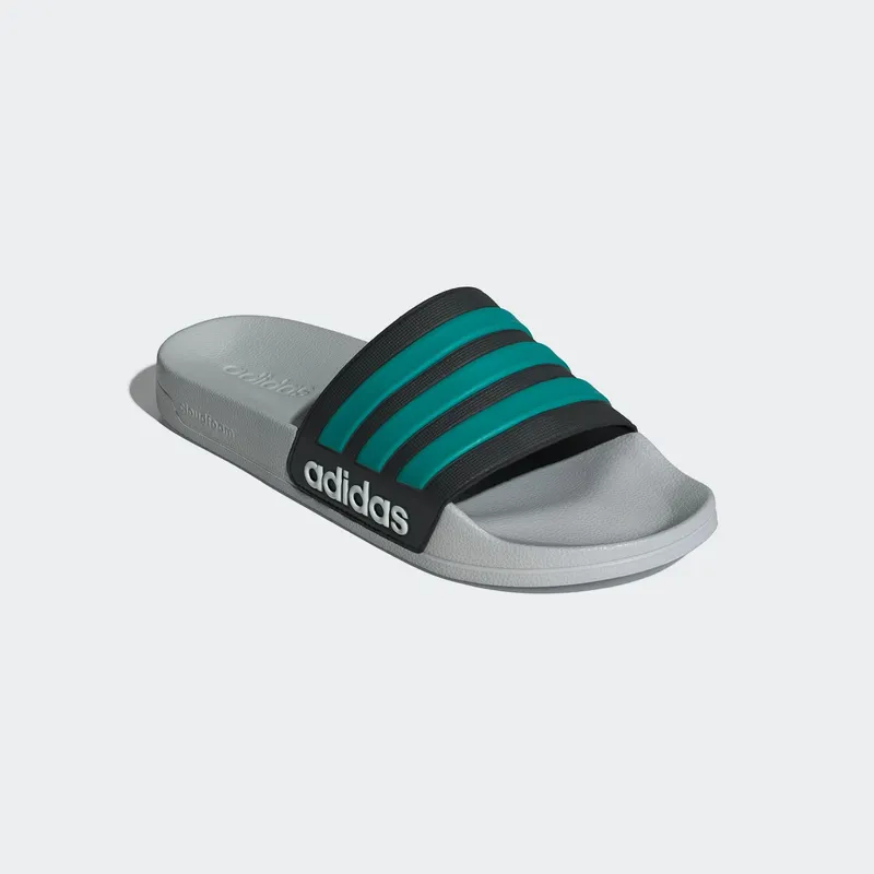 Adidas adilette Shower Slides Grey / Pure Teal / Grey Two (JR0668)