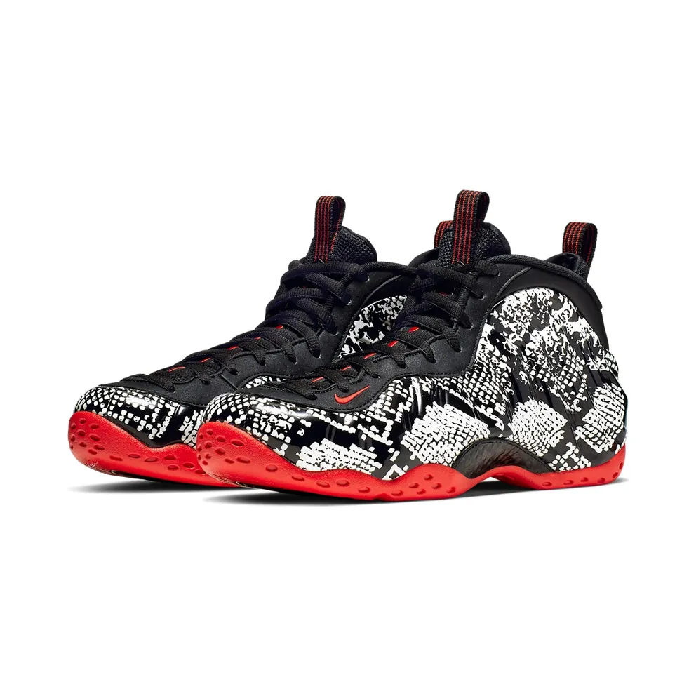 Nike Air Foamposite One Albino Snakeskin Sail/Habanero Red-Black (314996-101)