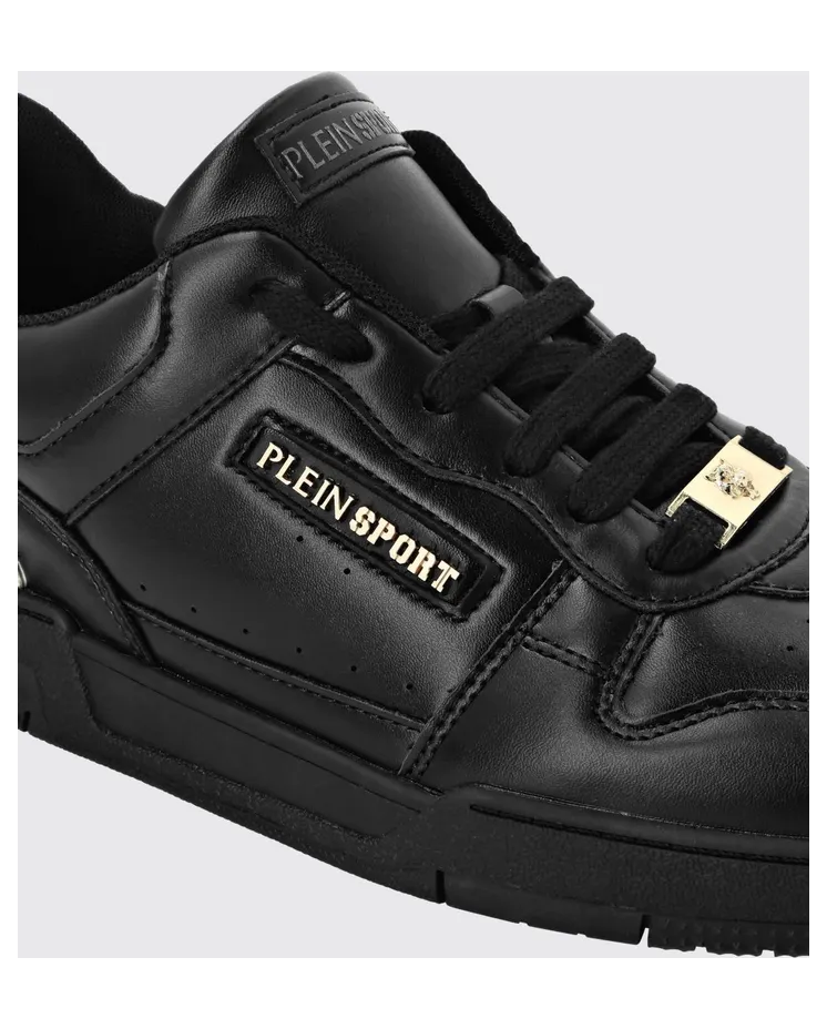 Plein Sport Viper II Leather Sneakers Black 1 (FAESUSC0794SLE004N0294) (2)