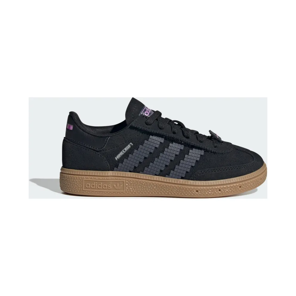 Adidas Handball Spezial Comfort Closure Elastic Laces Minecraft Kids Core Black / Grey / Gum (JP7996)
