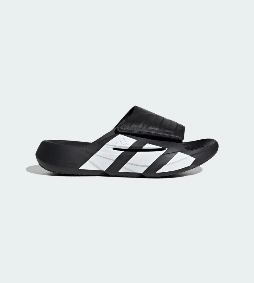 adidas Lightblaze Slides Black White (JR1253)