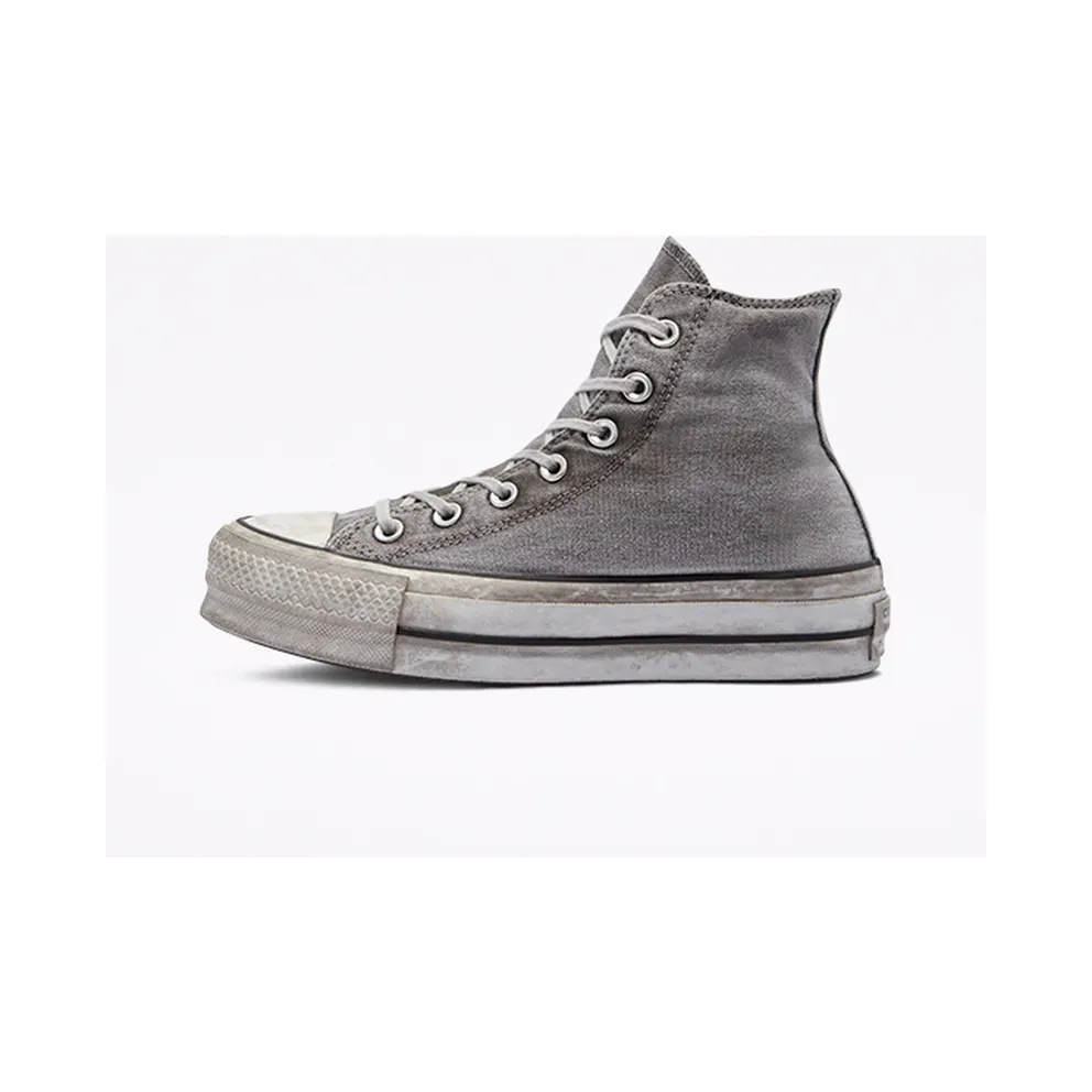 Converse Chuck Taylor All Star Platform Smoked Canvas Grey/Grey/White (563113C)