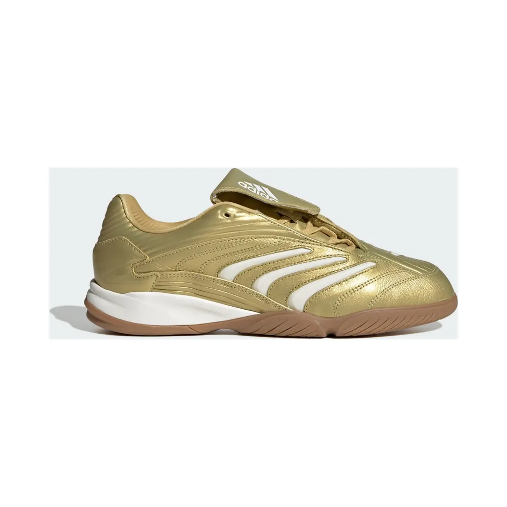 Adidas PREDATOR SALA Schuhe Gold Metallic / Core White / Gum (IH7019)