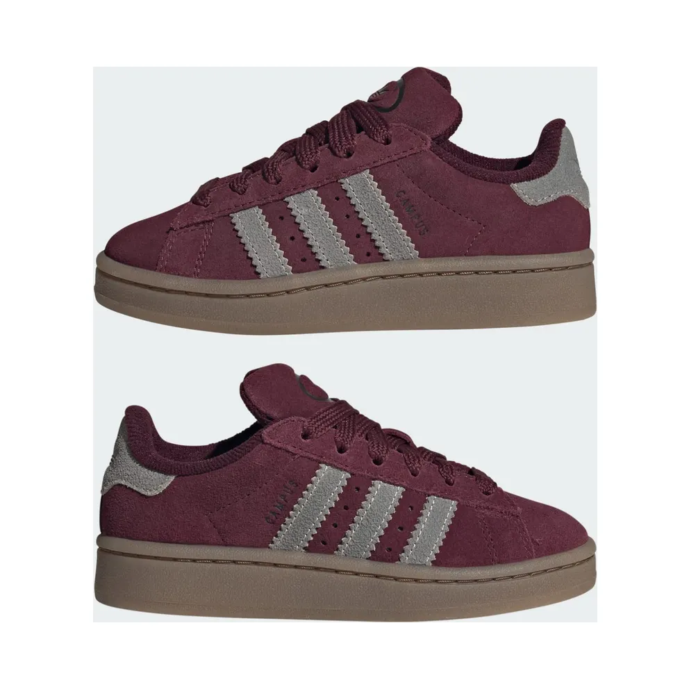 Adidas CAMPUS 00s Shoes Maroon / Khaki Three / Gum (KI9404)