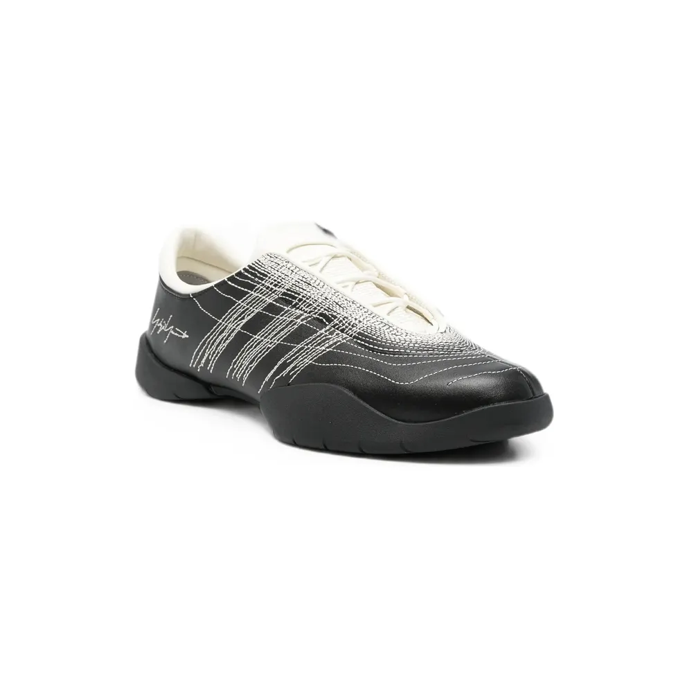 Y-3 Regu Embroidered Low-top “Black” (KH9347)