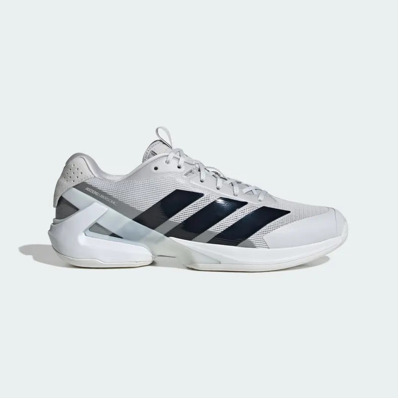 Adidas Adizero Ubersonic 5 Tennis Shoes Dash Grey / Aurora Ink / Tech Grey Metallic (KJ3067)