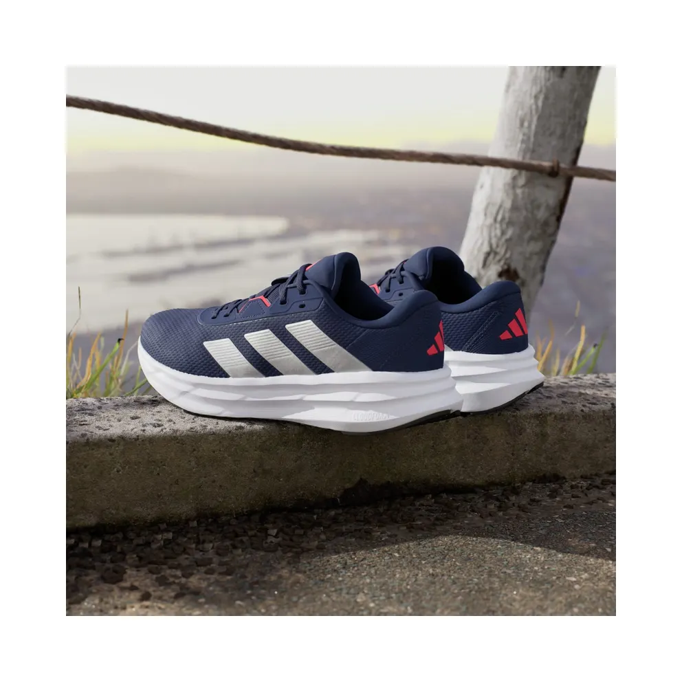 adidas Galaxy 7 Dark Blue Silver Metallic Lucid Red (JR4944)