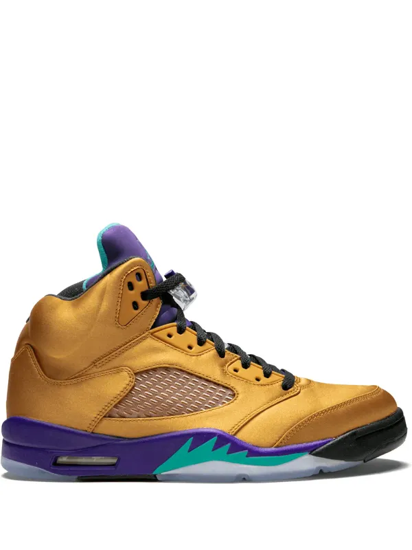 Jordan Air Jordan 5 Retro F&F Fresh Prince of Bel-Air sneakers – Gold (FA18MNJDLS818861523)