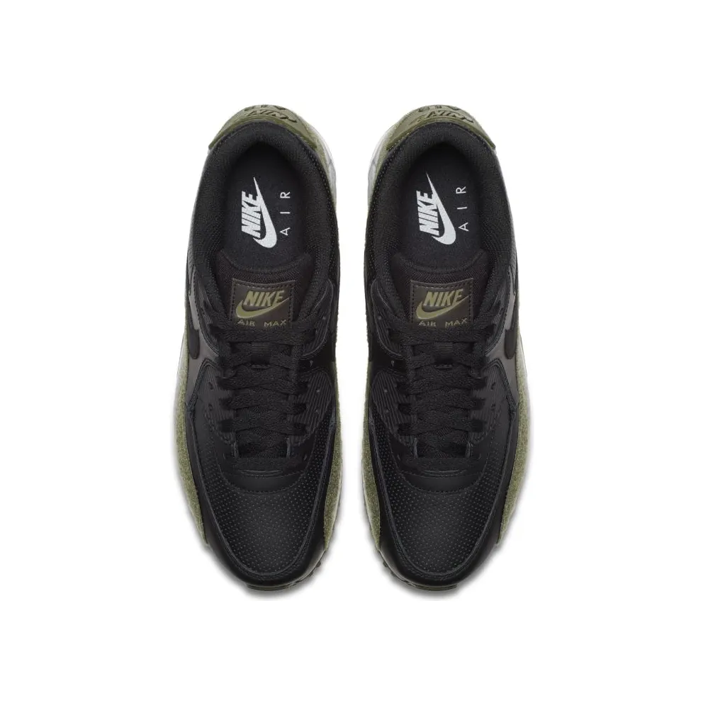 Nike Air Max 90 HAL Black Olive Black/Medium Olive-Flat Silver-Black (AH9974-002)