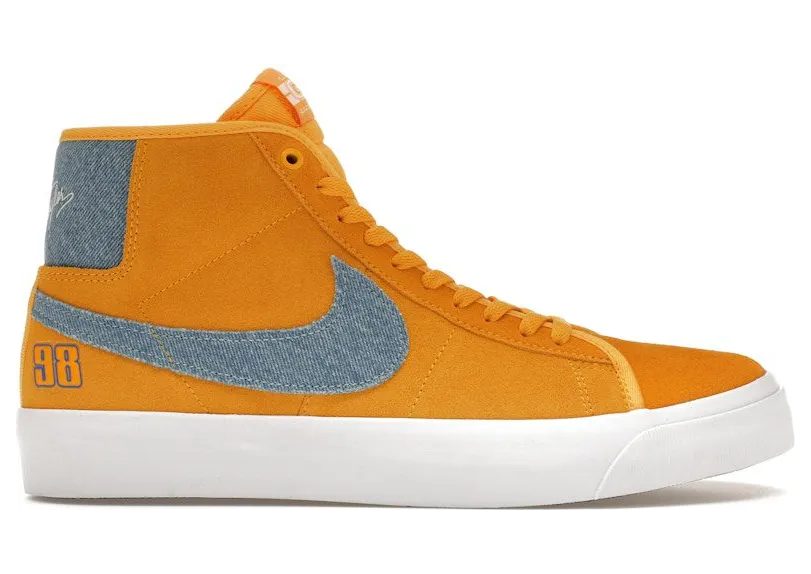 Nike SB Zoom Blazer Mid Pro GT Grant Taylor University Gold Denim (FD0269-700)