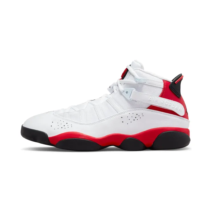 Jordan 6 Ringsen “White / University Red / Black” (322992-126)