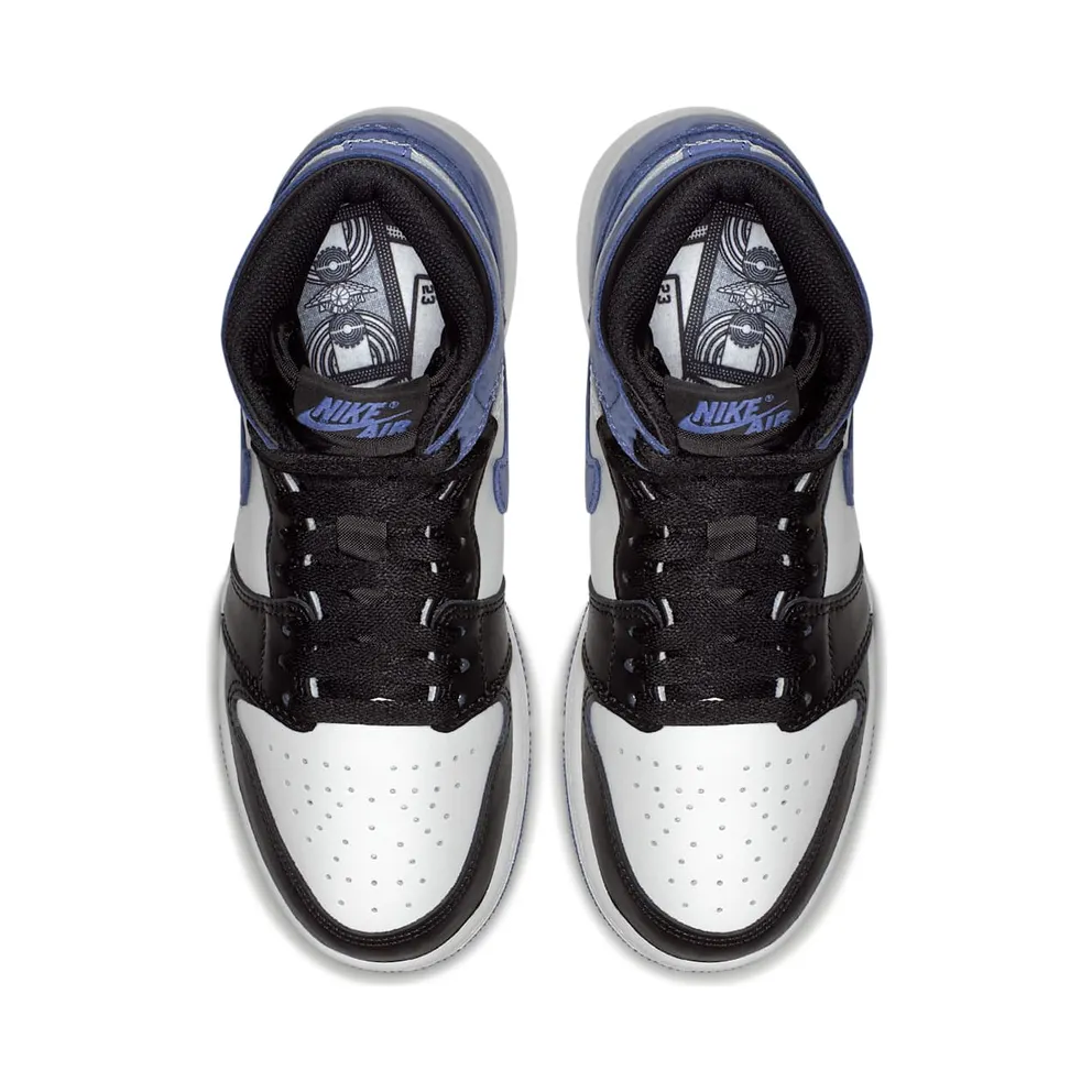 Jordan 1 Retro High Blue Moon (GS) Summit White/Blue Moon-Black (575441-115)
