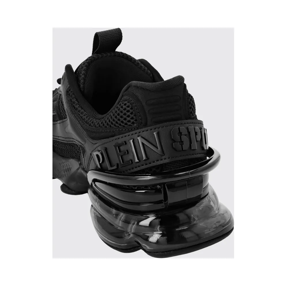 Plein Sport Runner PS Thunder Mix Low-Top Mesh with Notched Sole Black (SAESUSC0750STE003N0202)