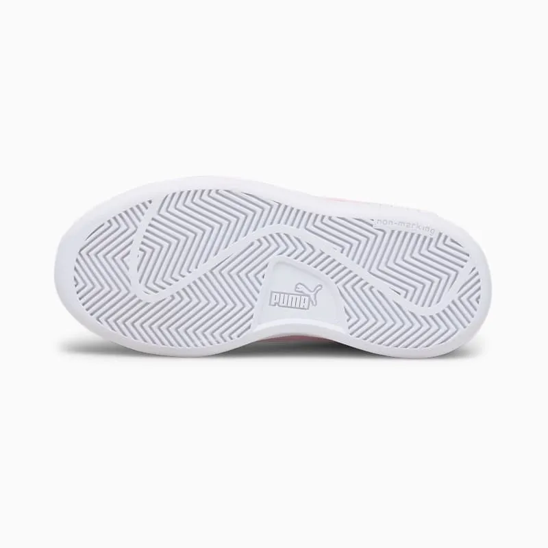 PUMA Smash V2 Kids’ White/Pink Lady (365173-28)