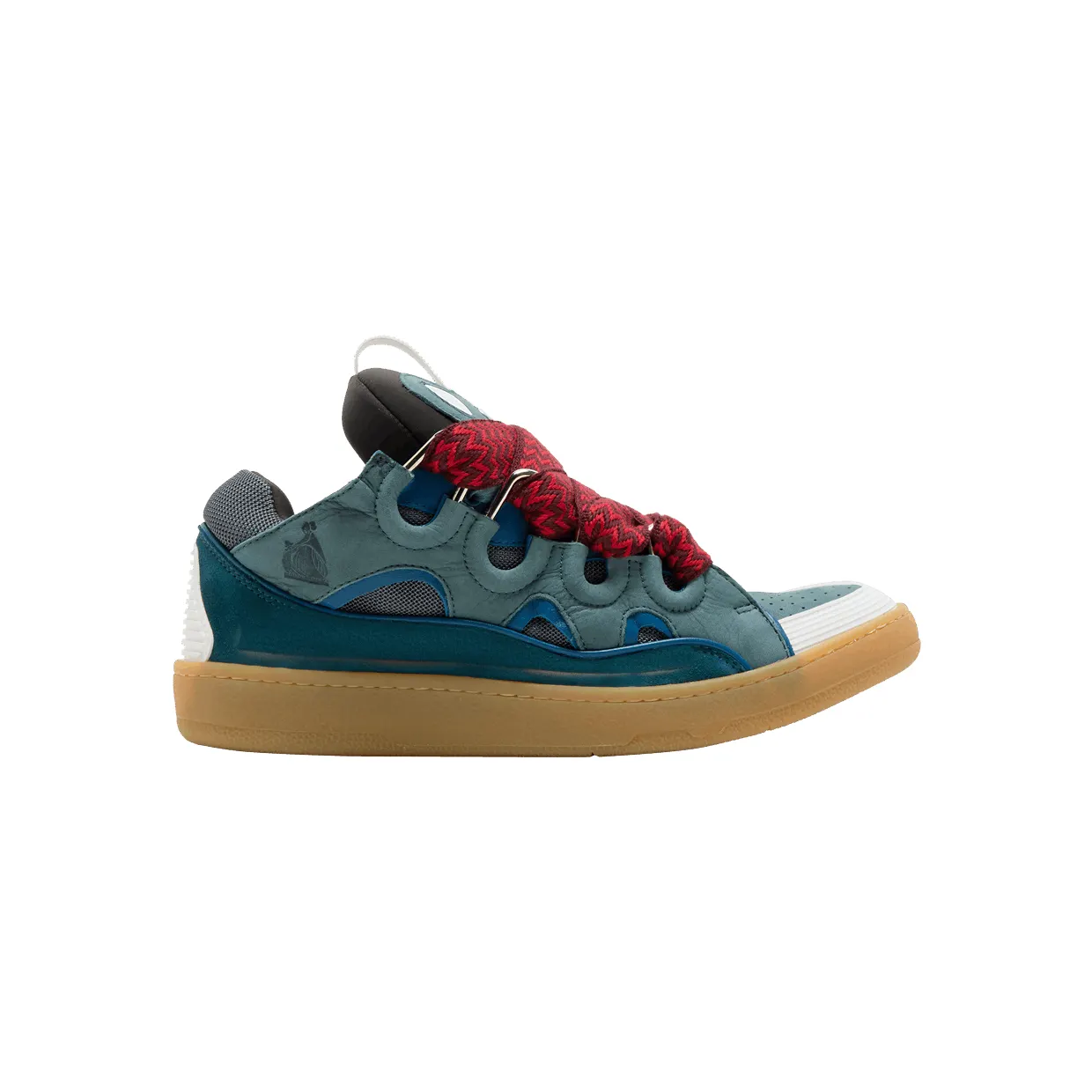 Lanvin Leather Curb Blue Grey (FM-SKRK11-DRAG-A2018)