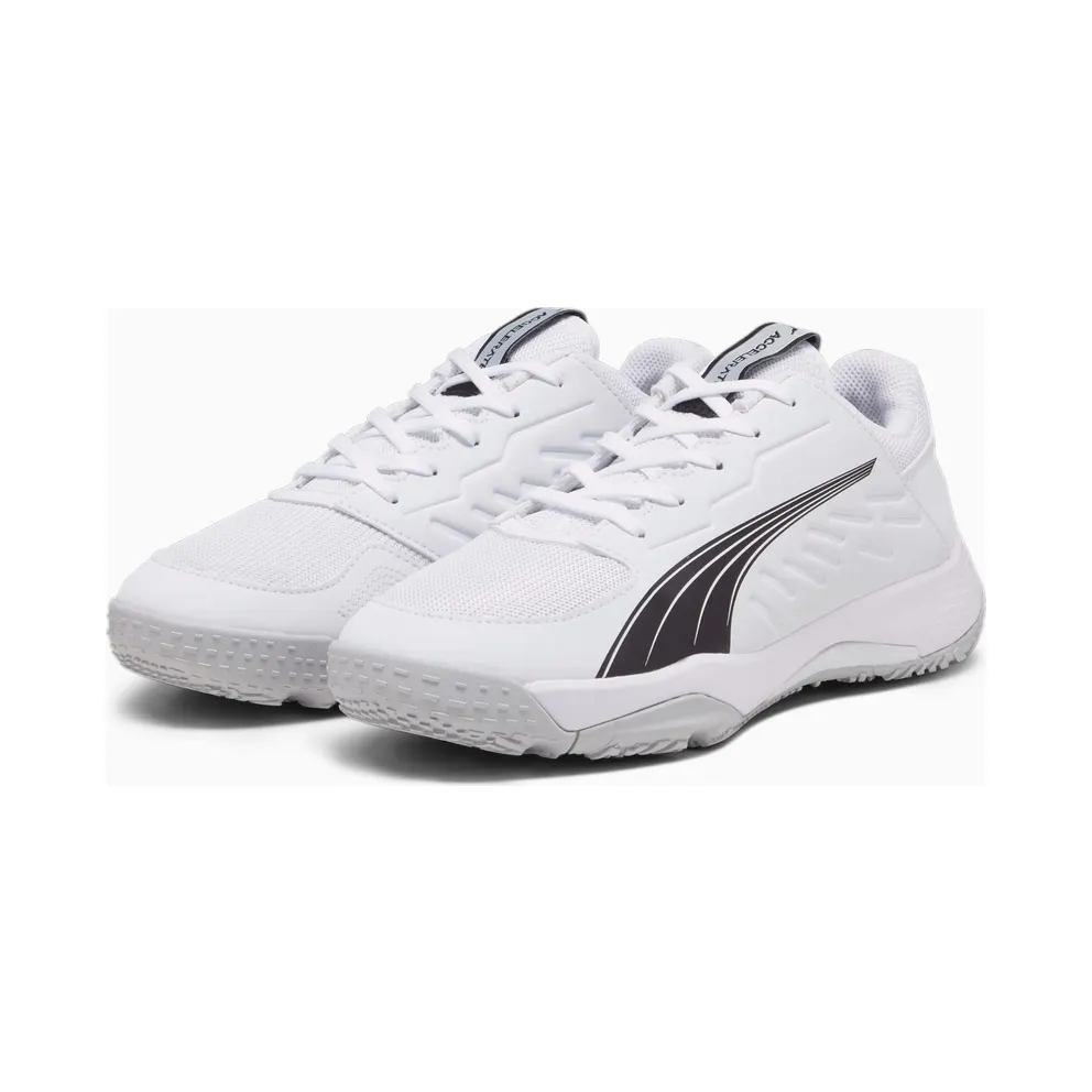 Puma Accelerate Handball Shoes White/Black/Grey (107472-02)