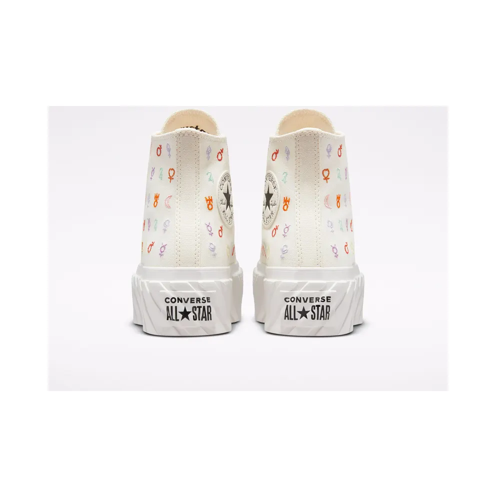 Converse Chuck Taylor All Star Lift 2X Platform Mystic Symbols Egret/vintage White (A03716C)